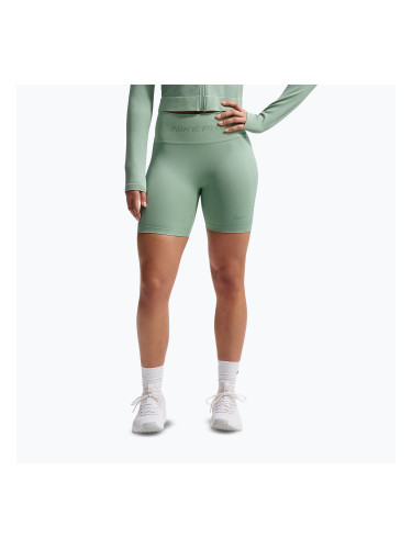 Дамски къси панталони/шорти Nike Pro Seamless High-Waisted Biker 5" steam