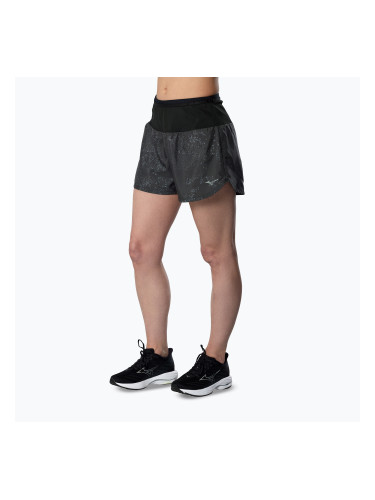 Дамски шорти за бягане Mizuno Active Graphic Multi Pocket black
