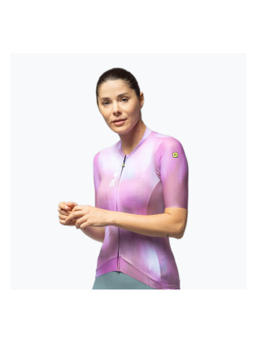 Дамска тениска за колоездене Alé Argon pink combo