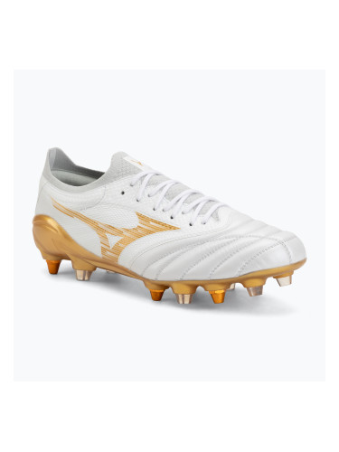 Футболни обувки Mizuno Morelia Neo IV Beta Elite Mix white/mp gold/cool gray 3c