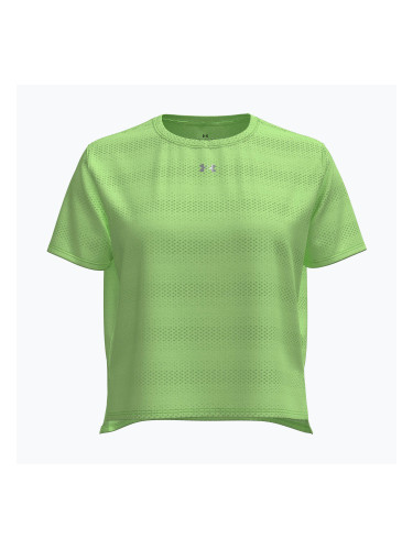 Дамска тениска за бягане Under Armour Velociti lumos lime/white