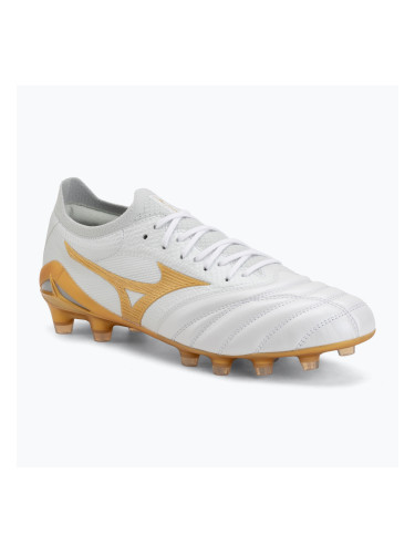 Футболни обувки Mizuno Morelia Neo IV Beta Japan FG white/mp gold/cool gray 3c