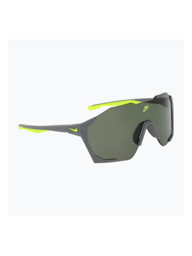 Слънчеви очила Nike Charged Shield matte smoke grey/green