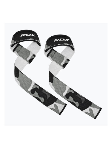 Каишки за вдигане на тежести RDX W1 Weight Training Wrist Straps camo grey