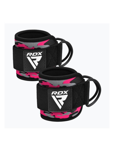 Каишки с кука за глезена RDX A4 Ankle Straps For Gym Cable Machine pink