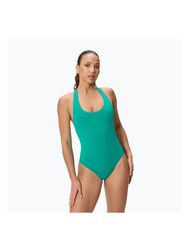 Дамски цял бански костюм Speedo Solid Scoop Neck peacock teal