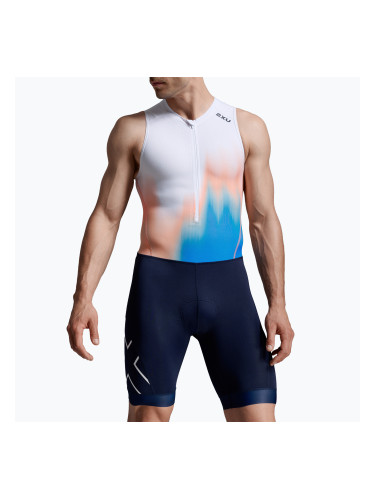 Мъжки гащеризон за триатлон 2XU Core nebula blaze/midnight