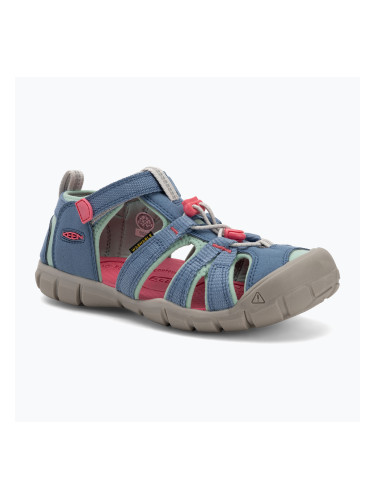 Младежки сандали KEEN Seacamp II CNX в коронено синьо/горещо розово
