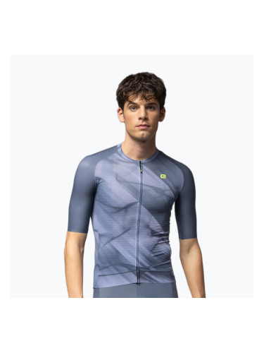 Мъжка тениска за колоездене Alé Crash steel