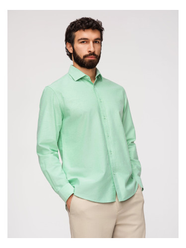 Мъжка риза Ombre Oxford в пастелни цветове