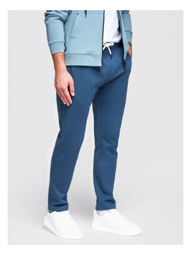 Тъмносини мъжки спортни панталони Ombre BASIC