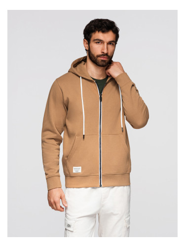 Мъжки суичър Ombre BASIC - кафяв