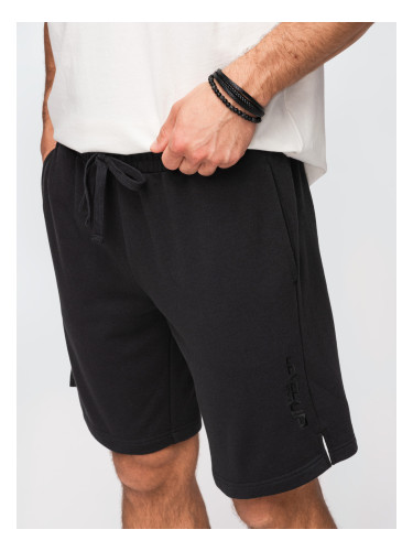 Мъжки шорти Ombre REGULAR FIT - черни
