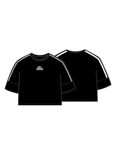 Дамска тениска с овърсайз райета Lonsdale