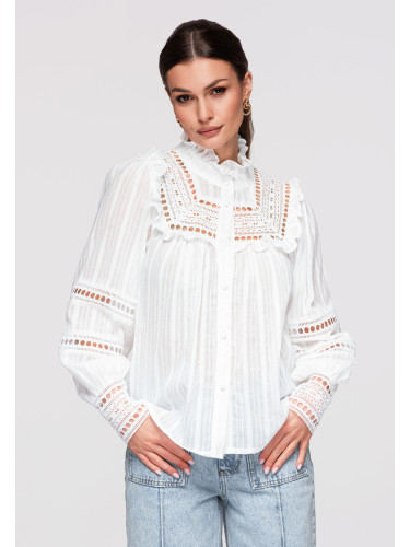 Дамска риза с волани