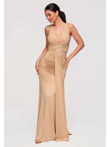 Макси рокля Edoti с декорация