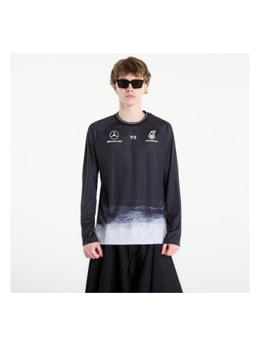Тениска Y-3 x Mercedes-AMG PETRONAS Formula One Team Mechanics Jersey Long Sleeve Black S