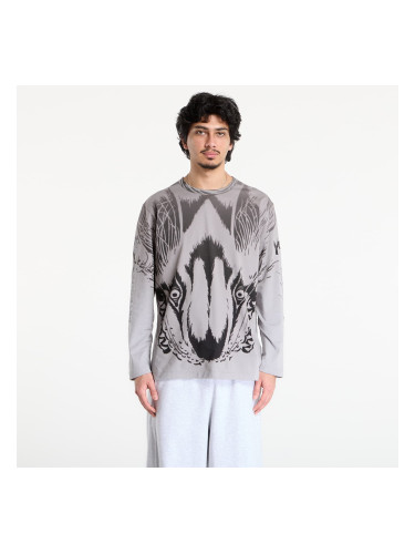 Тениска Y-3 Mercedes Wolf Graphic Long Sleeve T Shirt Black XL