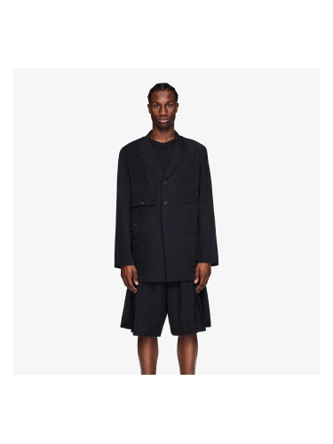 Яке Y-3 Crinkle Viscose Chore Coat Black/ Night Grey M