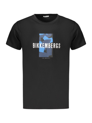 Черна мъжка тениска Bikkembergs
