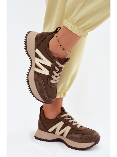 Дамски велурени маратонки на платформата Vinceza