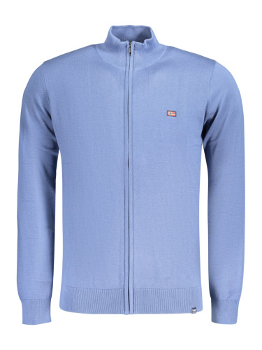 Мъжки пуловер с цип