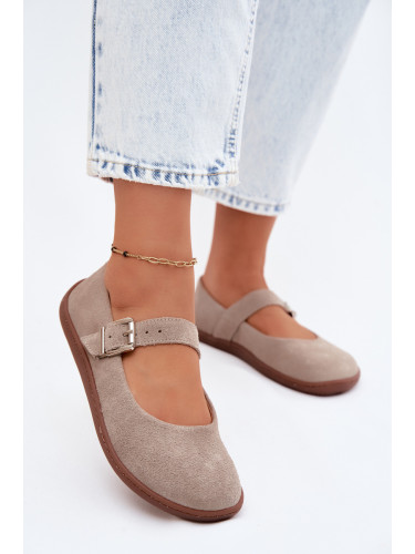 Дамски велурени балеринки без ръкави