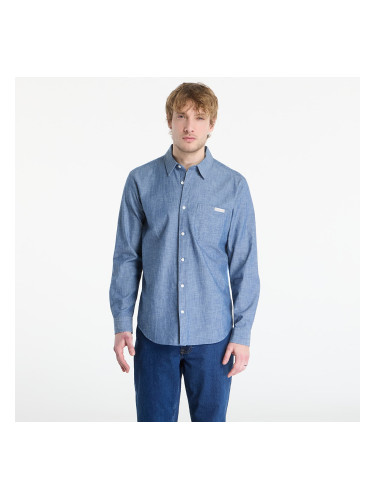 Риза Calvin Klein Jeans Ls Chambray Classic Shirt Blue Descent L