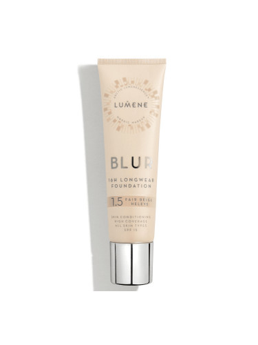 ВЕГАН Дълготраен фон дьо тен SPF 15 Lumene Vegan Blur Fair Beige Outlet
