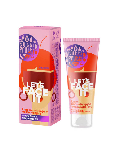 Ниацинамид 3% озаряващ крем + Beauty Shot A Farmona Tutti Frutti Let's Face it