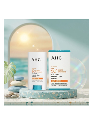 Слънцезащитен стик за лице и тяло SPF50 AHC Natural Perfection Fresh Sun Stick SPF50+
