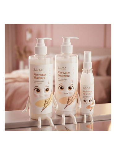 Сет Корейска Грижа за Хидратация и Перлен Блясък в три стъпки Doori