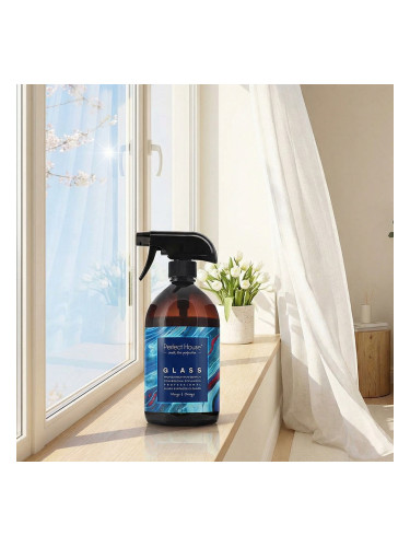 Професионален почистващ препарат за стъкла и гладки повърхности с парфюм Barwa Perfect House Glass