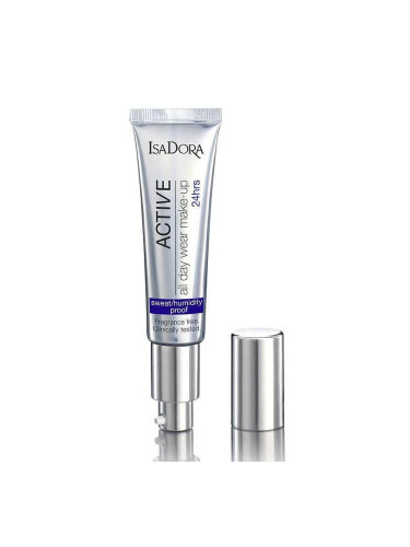 Дълготраен фон дьо тен за всеки тип кожа IsaDora 24 ACTIVE all day
