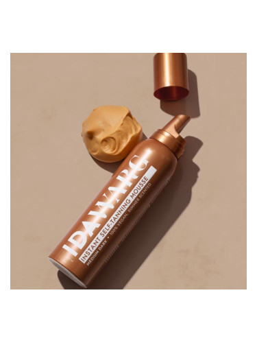 Автобронзиращ мус за незабавен тъмен тен IDA WARG Instant Self-Tanning Mousse Medium Dark