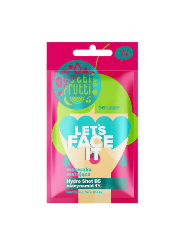 Ниацинамид 1% матираща маска + Hydro Shot B5 Farmona Tutti Frutti Let's Face it
