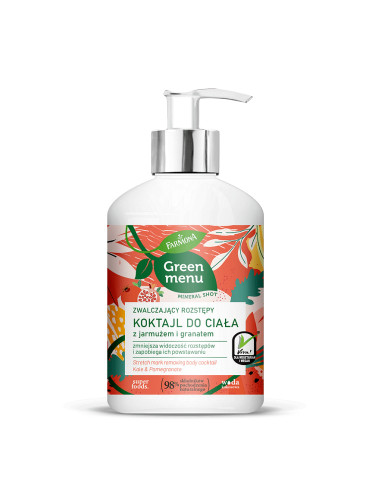 Коктейл против стрии с кейл и нар Farmona Green menu Stretch Mark Removing Body Cocktail