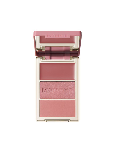 MORPHE Cheek Thrills Multi-Finish Face Trio Палитра   