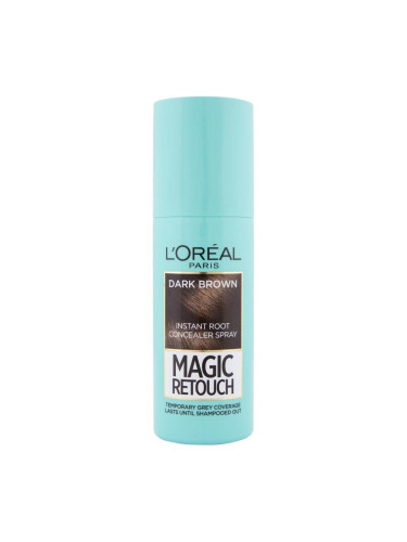 L\'Oréal  MAGIC RETOUCH Спрей за прикриване на бели корени 2 DARK BROWN