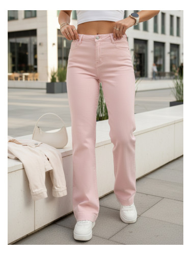 Дамски широки дънки сини Dstreet UY2776