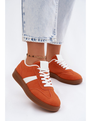 Дамски оранжеви кецове Boto Calira