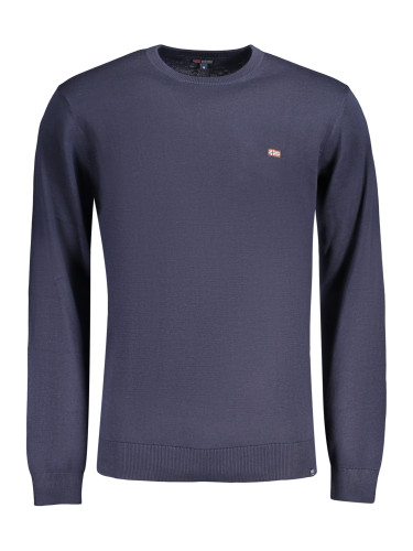 Мъжки пуловер в син цвят