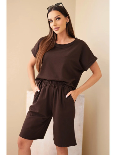 Дамски комплект: топ и шорти