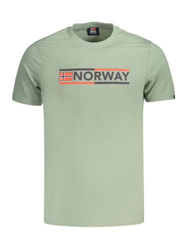 Зелена тениска с къс ръкав