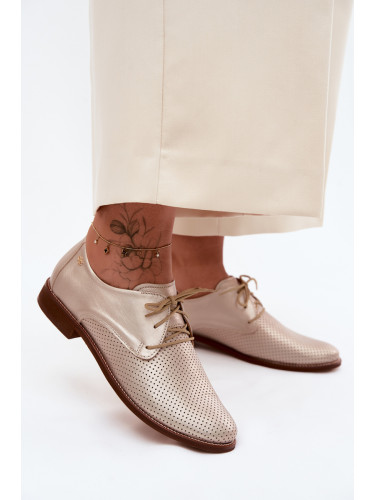 Елегантни дамски мокасини с връзки Zazoo