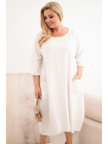 Рокля Kesi plus size с джобове