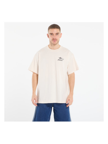 Тениска adidas Vintage Records Graphic T-Shirt Wonder White XL