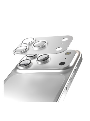 Etteri протектор задна камера пълна защита за iPhone 17 Pro (6.3), сребрист