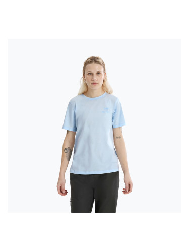 Дамска тениска Arcteryx Kragg Sl Cotton Emblem Crew mallow alpine blue