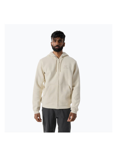 Мъжки туристически поларен суичър Arcteryx Emblem Fleece Full-Zip Hoody sea salt